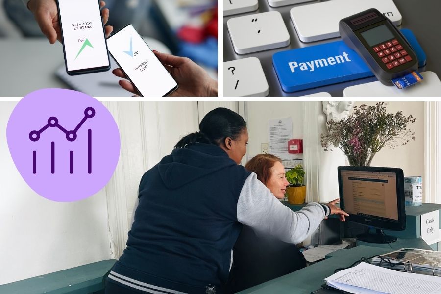 Taking payments from guests